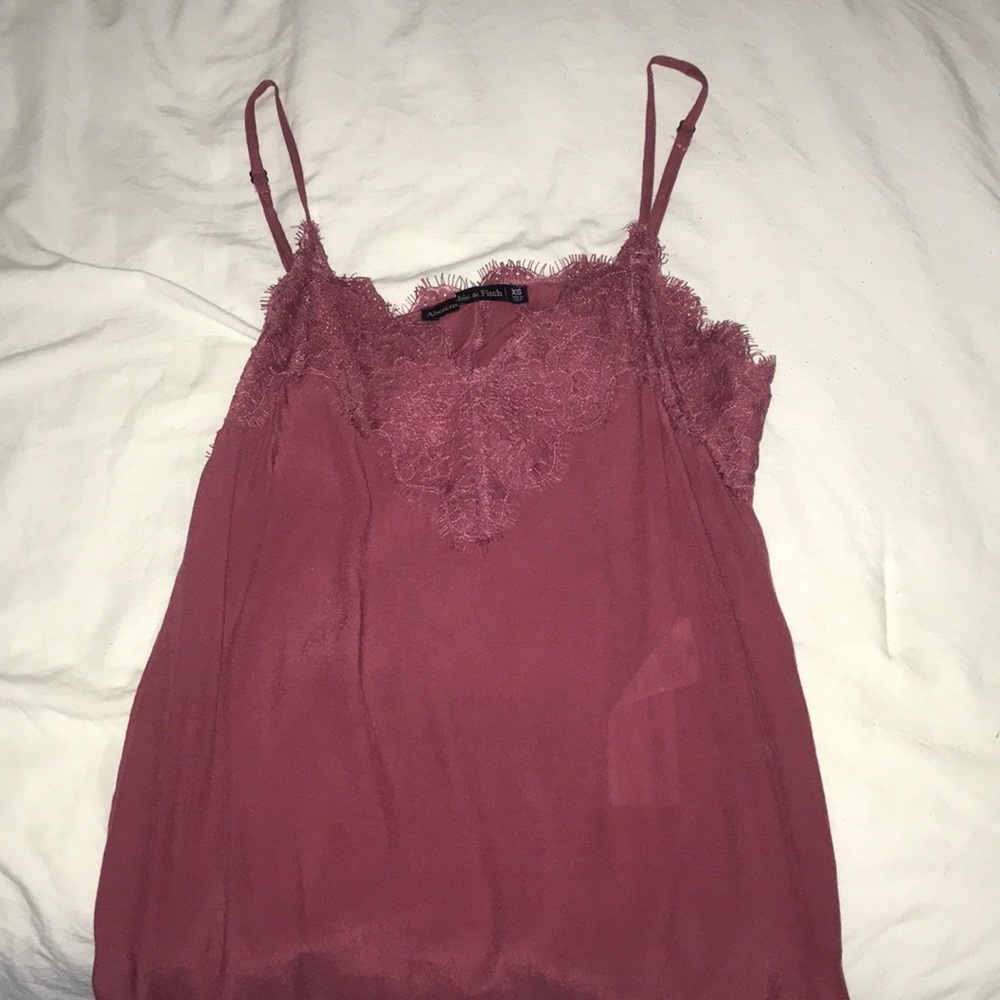 Lace lightweight Pink tank top